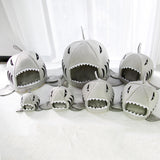 Eco Friendly Comfortable Cute Shark Shape Fancy Cat Calming Pet Cave Bed