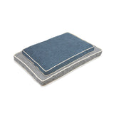 Custom High Quality Linen Washable Orthopedic Memory Foam Rectangle Pet Bed  Mat