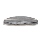 Custom High Quality Linen Washable Orthopedic Memory Foam Rectangle Pet Bed  Mat