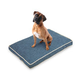 Custom High Quality Linen Washable Orthopedic Memory Foam Rectangle Pet Bed  Mat