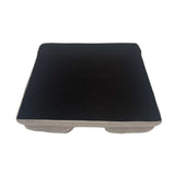 Orthopedic grey chenille cooling gel and memory foam pillow pet bed