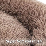 Detachable fluffy folding portable donut Bed