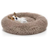 Detachable fluffy folding portable donut Bed