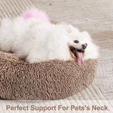 Detachable fluffy folding portable donut Bed