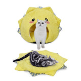 Customized Yellow Smiley Face Cute Pet Bed Pet Mat