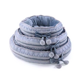 Soft Comfortable Velvet Washable Round Pet Bed