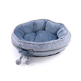 Soft Comfortable Velvet Washable Round Pet Bed