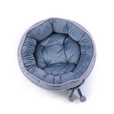 Soft Comfortable Velvet Washable Round Pet Bed