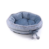 Soft Comfortable Velvet Washable Round Pet Bed