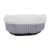 Luxury Soft Pp Cotton Plush Surrounded Pet Bed