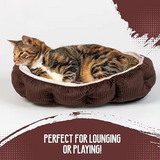 High Quality Corduroy Oval Pet House Bed