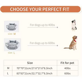 Eco Friendly Calming Velvet Round Surrounded Pet Bed