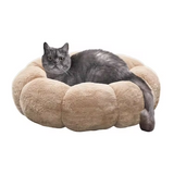 Luxury Flower Shape Washable Soft Calming Dog Bed