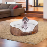Luxury Leather Giant Oval Design Detachable Pet Bed
