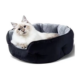 Luxury Soft Fleece Warm Suede Black Pet Dog Bed