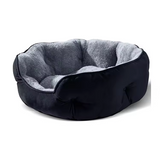 Luxury Soft Fleece Warm Suede Black Pet Dog Bed