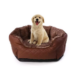 Warm Design Pu Leather Waterproof Washable Pet Bed