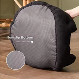 Luxury Round Black Suede Pet Dog Bed Bug Proof Cat Snuggle Bed