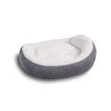 Custom Luxury Fashion Oval Washable Corduroy Pet Bed