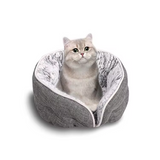 Custom Luxury Soft Plush Round Warm Pet Bed