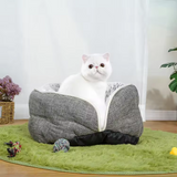 Custom Luxury Soft Plush Round Warm Pet Bed