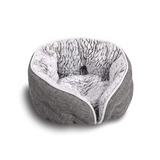 Custom Luxury Soft Plush Round Warm Pet Bed
