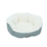 Luxury Comfortable Plush Washable Round Pet Bed