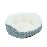 Luxury Comfortable Plush Washable Round Pet Bed
