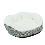 Luxury Comfortable Plush Washable Round Pet Bed