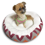 Luxury Soft Round Donut Washable Pet Bed