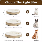 Luxury Soft Round Donut Washable Pet Bed