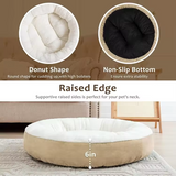Luxury Soft Round Donut Washable Pet Bed