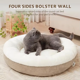 Luxury Soft Round Donut Washable Pet Bed