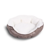 Faux Fur Plush Cushion Vintage Oval Bed For Pet