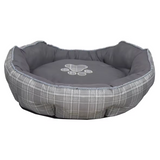 Paw Oval Snuggle Couch Comfortable Pet Bed