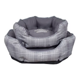 Paw Oval Snuggle Couch Comfortable Pet Bed