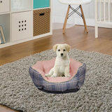 Paw Oval Snuggle Couch Comfortable Pet Bed