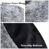 Eco Friendly Washable Luxury Oval Donut Pet Bed