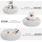 Custom Top Selling Soft Plush Pet Donut Dog Bed