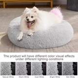 Custom Top Selling Soft Plush Pet Donut Dog Bed