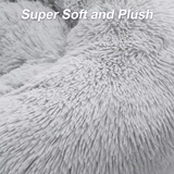 Custom Top Selling Soft Plush Pet Donut Dog Bed