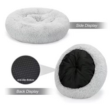 Custom Top Selling Soft Plush Pet Donut Dog Bed