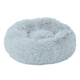 Warming Fluffy Handmade Round Doughnut Cat Calming Pet Bed