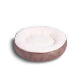 Fluffy Donut Orthopedic Leather Fabric Removable Pet Bed