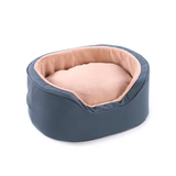 Outdoor Pet Cushion Seat Sofa Oval Bed With Waterproof Dog Travel Mat