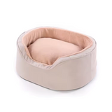 Outdoor Pet Cushion Seat Sofa Oval Bed With Waterproof Dog Travel Mat