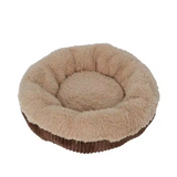 High Quality Plush Donut Bed Nest Washable Dog Sofa