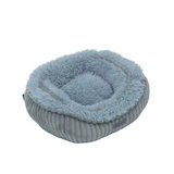 Hot Sale Corduroy Plush Round Luxury Soft Pet Sofa Dog Bed