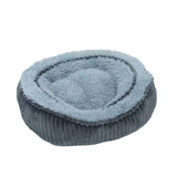 Hot Sale Corduroy Plush Round Luxury Soft Pet Sofa Dog Bed