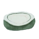Hot Sale Corduroy Plush Round Luxury Soft Pet Sofa Dog Bed
